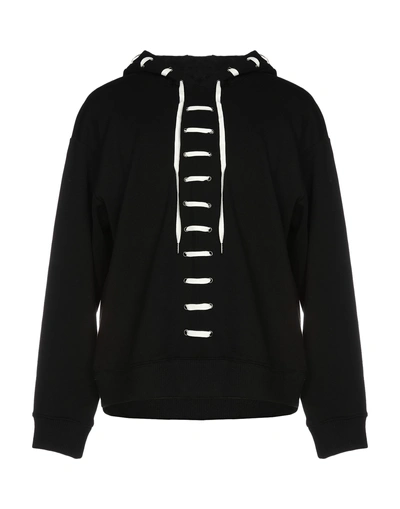 Shop D.gnak By Kang.d Hooded Sweatshirt In Black