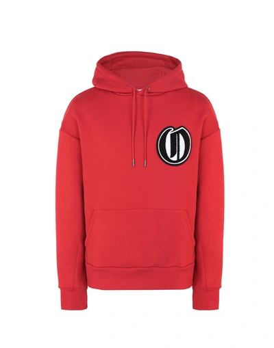Shop Daily Paper Hooded Sweatshirt In Red