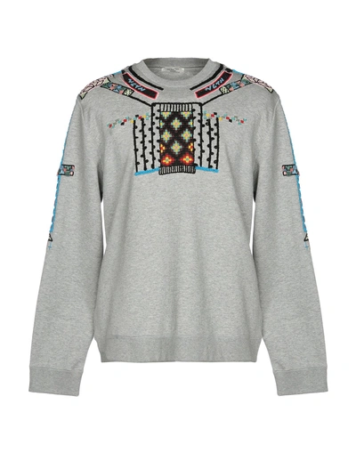 Shop Valentino Sweatshirts In Grey