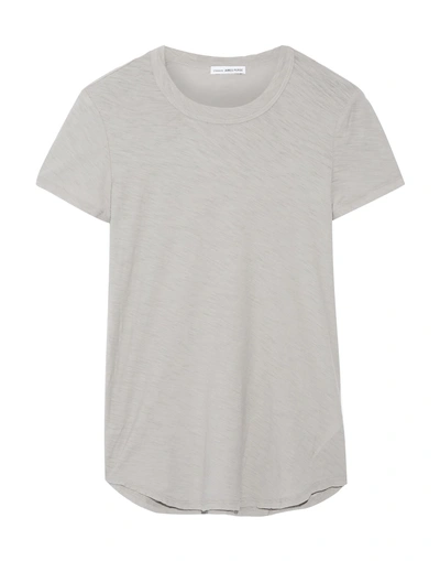 Shop James Perse T-shirt In Dove Grey