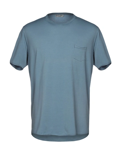 Shop Vengera T-shirt In Slate Blue