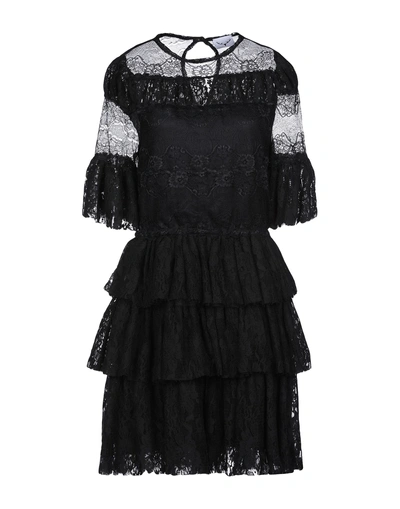 Shop Leitmotiv Short Dress In Black