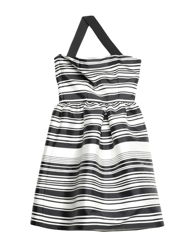 Shop Liu •jo Woman Mini Dress Black Size 10 Polyester, Elastane