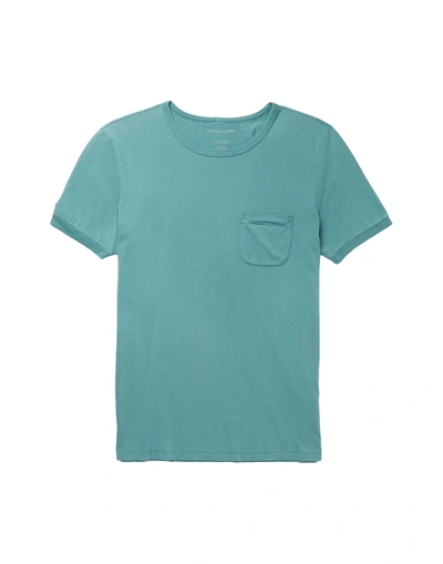 Shop Outerknown T-shirts In Light Green