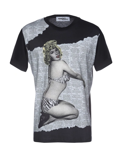 Shop Jeremy Scott T-shirts In Black