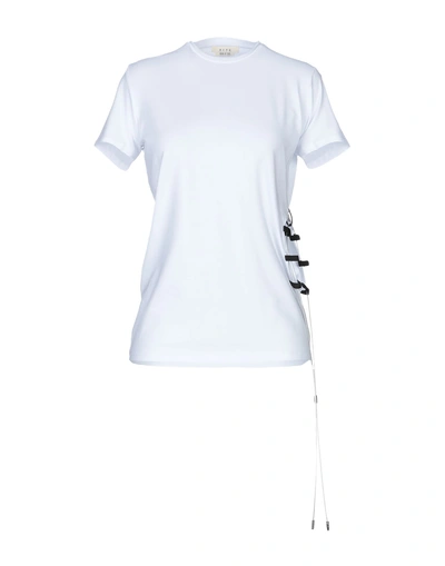 Shop Alyx 1017  9sm Woman T-shirt White Size Xs Cotton, Elastane