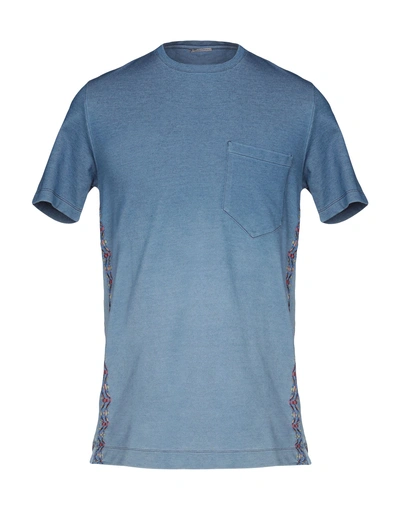 Shop Ermanno Scervino T-shirt In Slate Blue