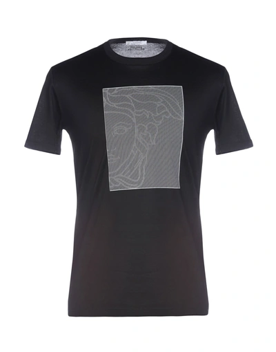 Shop Versace T-shirts In Black