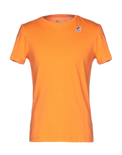 Shop K-way T-shirt In Orange