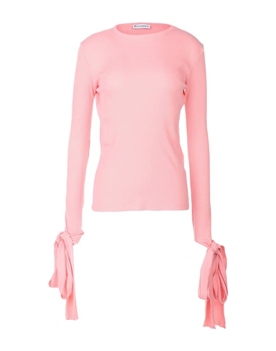 Shop Jw Anderson T-shirts In Pink