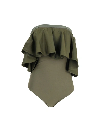 Shop Alix T-shirts In Military Green