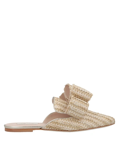 Shop Polly Plume Mules And Clogs In Sand