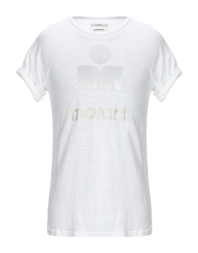 Shop Isabel Marant Étoile T-shirt In Ivory