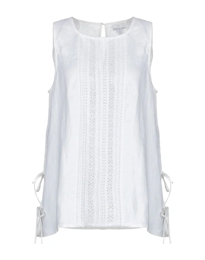 Shop Miguelina Top In White