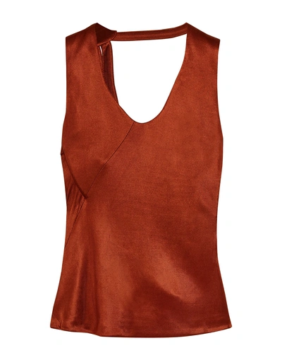 Shop Atlein Top In Brown