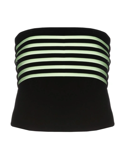 Shop Giorgio Armani Tube Top In Black