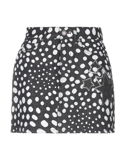 Shop Marc Jacobs Denim Skirts In Black