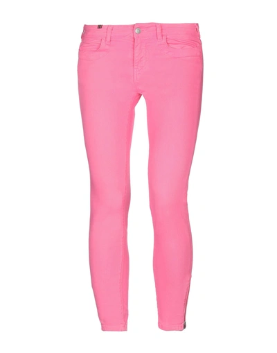 Shop Notify Denim Pants In Fuchsia