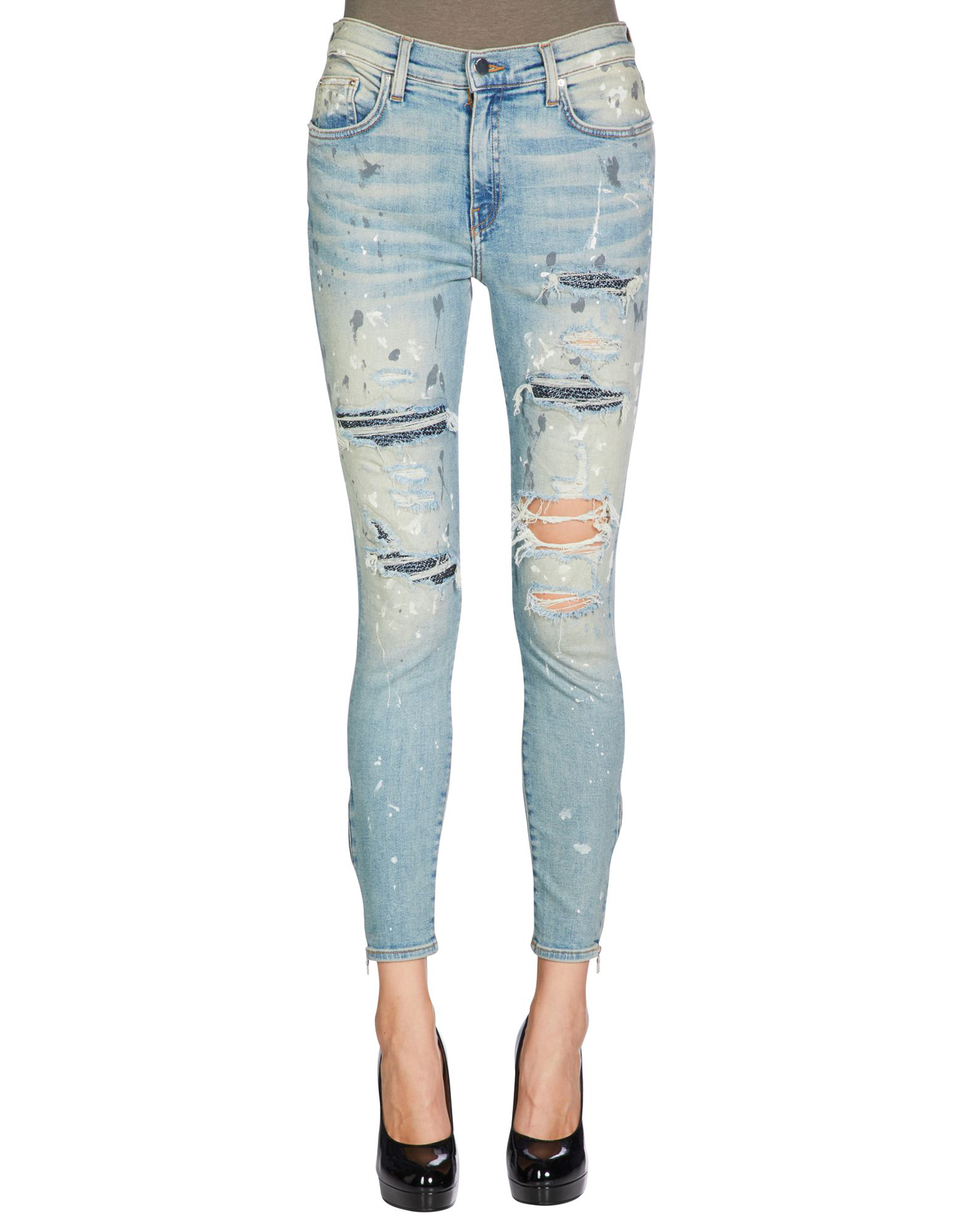 amiri rhinestone jeans