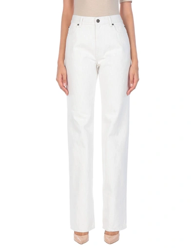Calvin Klein 205w39nyc Denim Pants In Light Grey
