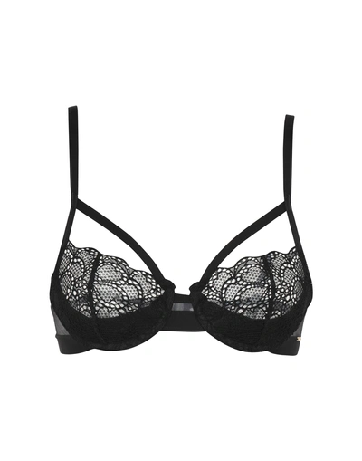 Shop Dkny Bras In Black