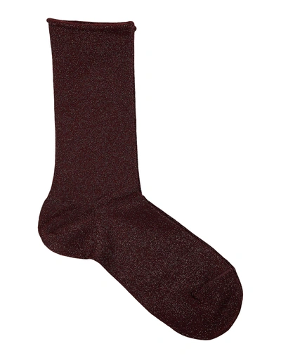 Shop Falke Socks & Tights In Brick Red