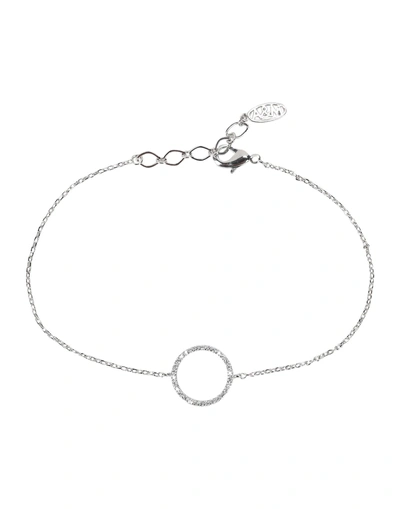 Shop Astrid & Miyu Bracelet In Silver