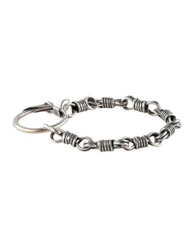 Shop Maison Margiela Bracelet In Silver