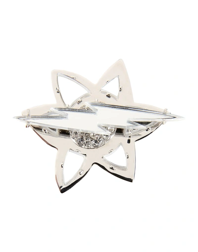 Shop Dsquared2 Brooch In Silver
