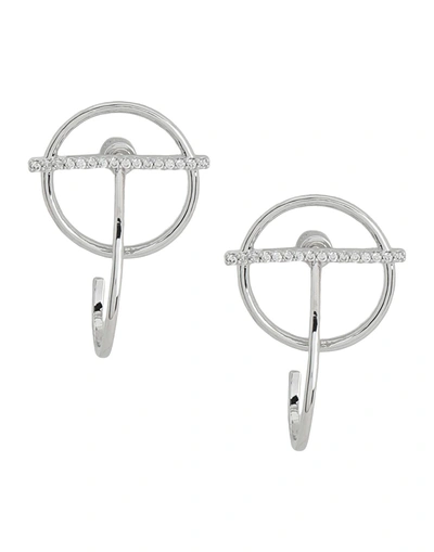 Shop Astrid & Miyu Earrings In Silver