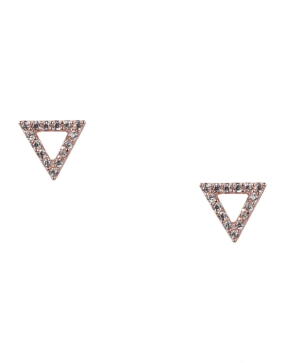 Shop Astrid & Miyu Earrings In Copper