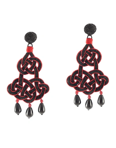 Shop Anna E Alex Earrings In Black