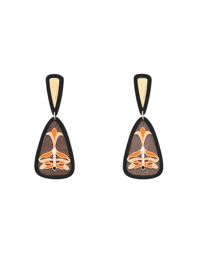 Shop Anna E Alex Earrings In Orange