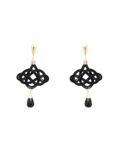 Shop Anna E Alex Earrings In Black