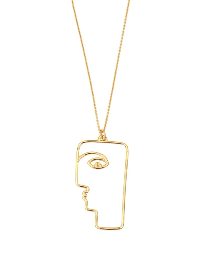 Shop Nina Kastens Necklace In Gold