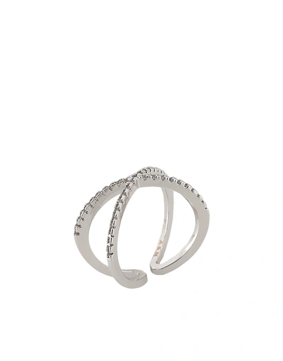 Shop Astrid & Miyu Ring In Silver