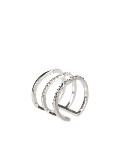 Shop Astrid & Miyu Ring In Silver