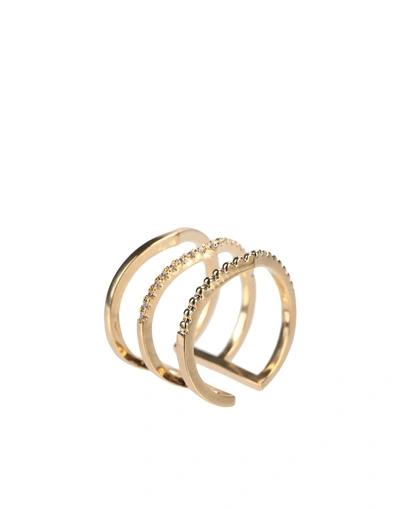 Shop Astrid & Miyu Ring In Gold