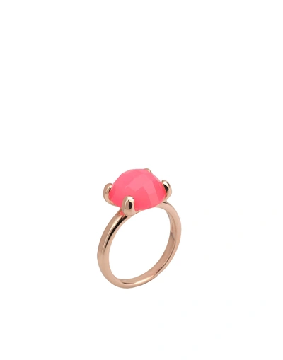 Shop Bronzallure Ring In Fuchsia