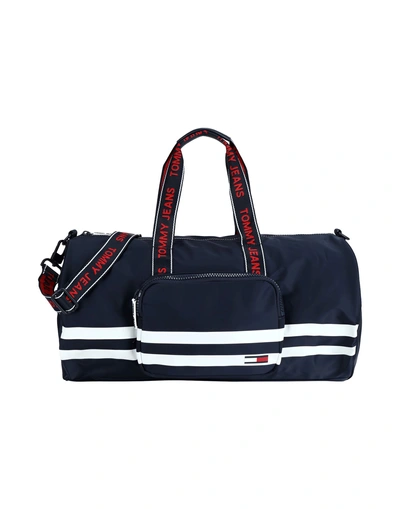 Shop Tommy Jeans Travel & Duffel Bags In Dark Blue
