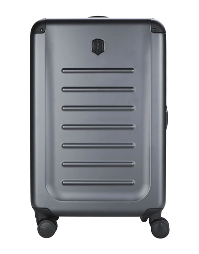 Shop Victorinox Wheeled Luggage In Steel Grey
