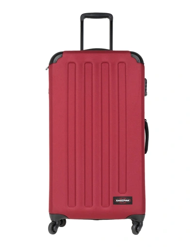 Shop Eastpak Luggage In Brick Red