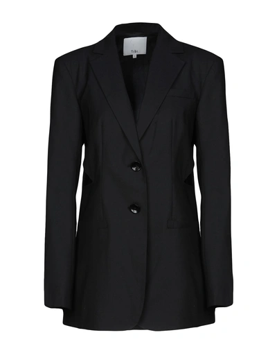 Shop Tibi Suit Jackets In Black