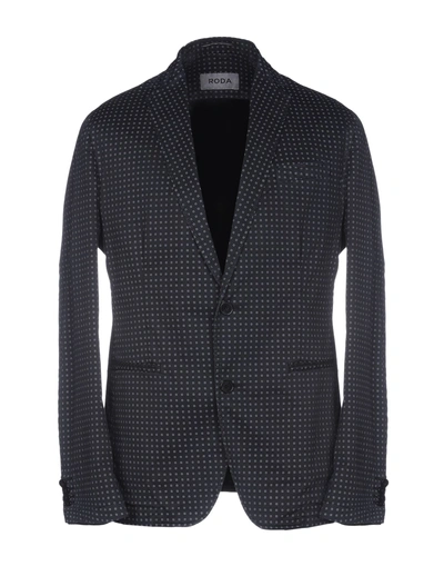 Shop Roda Suit Jackets In Dark Blue