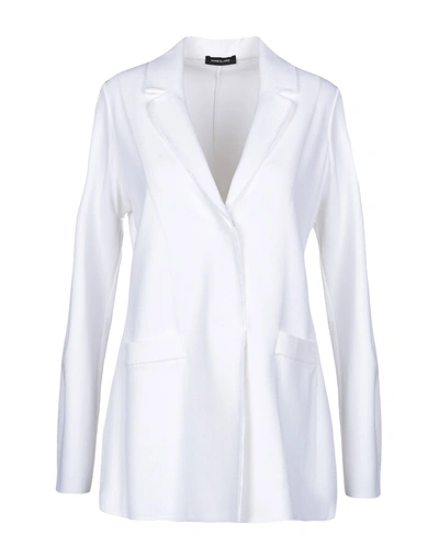 Shop Anneclaire Sartorial Jacket In White