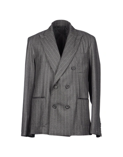 Shop Lanvin Blazer In Grey