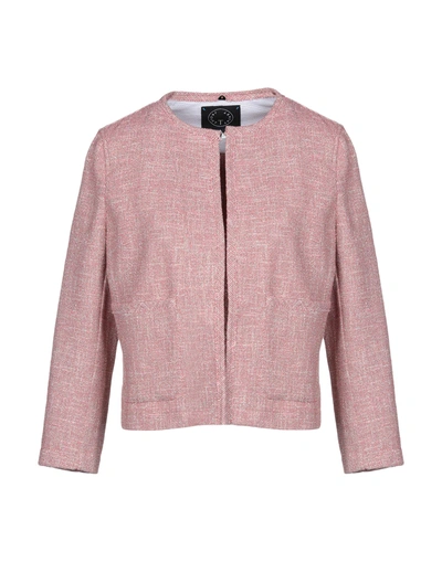 Shop T-jacket By Tonello Suit Jackets In Pink