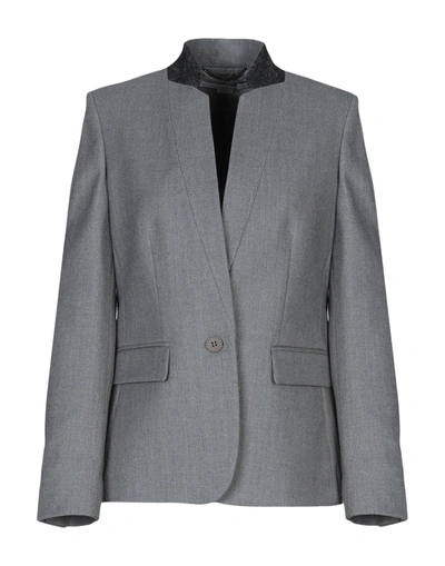 Shop Stella Mccartney Sartorial Jacket In Grey