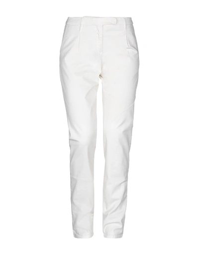 Shop Novemb3r Casual Pants In Ivory