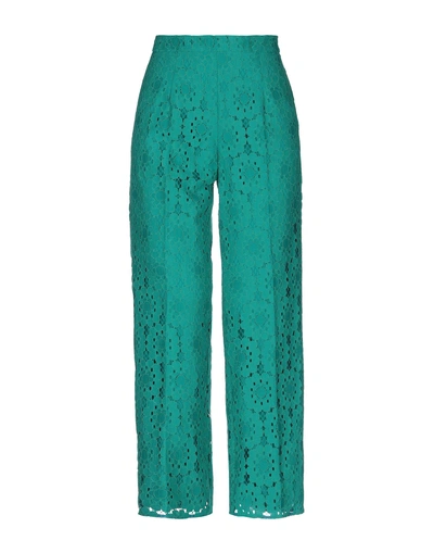 Shop Beatrice B Beatrice.b Casual Pants In Green